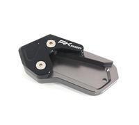 For AK550 AK 550 2017 2019 2019 Motorcycle CNC Kickstand Foot Side Stand Extension Pad Support Plate(Gray)