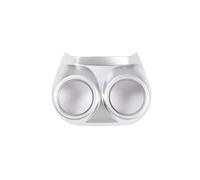 For Alfa For Romeo For Stelvio 2017 2018 2019 2020 Car Rear Air Conditioning Vent Outlet Frame Cover Trim Interior DYDGUTUFB(Silver)