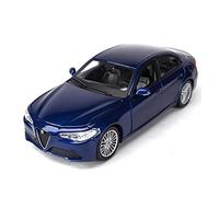 For Alfa Romeo Giulia Die Cast Metal Model Car Kids Toy Car 1/24 Vehicles Kit(Blue)