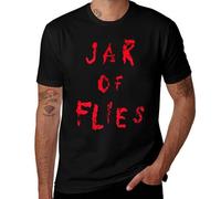 for Alice Music in Rock Chains Jar&of&Flies Album T-Shirt, Grunge Rock Band Tee, Vintage 90s Black Concert Unisex Shirt Black-Style L