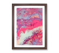 For All Eternity Abstract Framed Wall Art Print A2 Walnut | Ready to Hang, Premium Gi Paper, Fade-Resistant Inks, Securely Packaged, UK Made