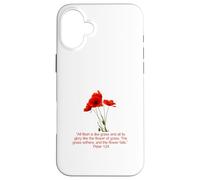 For All Flesh Is As Grass Peter 1:24-25 Case for iPhone 16 Plus