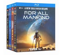 For All Mankind Seasons 1-4 Blu-ray 1080p BD - Region Free, 40 Episodes, English Audio, Subtitles EN/Chinese