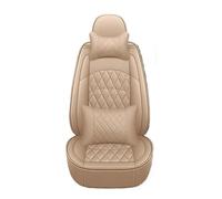 For All Model For A1 A3 A8 A7 SQ5 A6 Q3 Q5 Q7 A4 A5 Q2 Car Seat Cover Leather Auto Accessorie Car Seat Covers(Beige pillow)