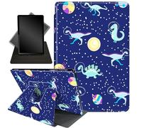 for All-New Amazon Kindle Fire HD 10 Tablet Case (13th Generation, 2023 Release) 10.1", 360 Degree Rotating Stand Cover with Auto Wake Sleep Case for Fire Tablet 10 2023,Planet Dinosaur