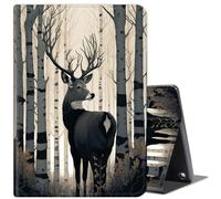 for All-New Amazon Kindle Fire HD 10 Tablet Case (13th Generation, 2023 Release) 10.1",with Auto Wake/Sleep PU Leather Multi-Angle Stand Smart Cases for Fire Tablet 10 2023,Deer Forest -17