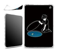 for All-New Kindle Fire 7 Tablet 12th Generation (2022 Release) Case, Slim Soft Silicone Lightweight Clear Military-Grade Corners Shock Absorbent Case, Starry Sky Well