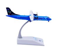 For Alloy Collectible Toy Aircraft Kit 1:200 Scale Aircraft AZUL Aviation ATR72-500 Die-cast Aircraft Model With Stand