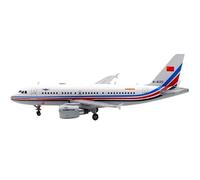 For Alloy Model Airplane Gift 1:400 Chinese Air Force A319 Die-cast Metal plane With Stand Collectible