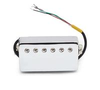 For Aln-ico 2 Humbucker Guitar Pickup With Brass Cover, Coil Splitting, 4 Coil Cable 7.5K, 8.6K(Bridge Pickup)