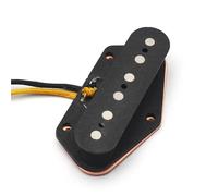 For Aln-ico 5 TL Bridge Pickup Fiber Bobbin with Cloth Cable TL Bridge Pickup Black Guitar Parts