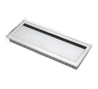 for aluminium Cable Management Box 30cm Dustproof Silent Flip | for aluminium Alloy, Embedded Mount, Dust Brush Lid, Silent Damping, for Tidy Wire Organisation For Office Home