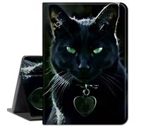 for Amazon Kindle Fire 7 case 2019/2017 Release 9th/7th Generation,Slim Lightweight Smart Shell Stand Cover with Auto Wake/Sleep for Amazon fire 7 Tablet 9th/7th Generation,Cute Black Cat