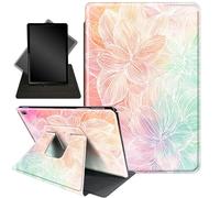 for Amazon Kindle Fire Max 11 Case (13th Generation, 2023 Release) 11",360 Degree Rotating Stand Smart Protective Cover Case for Amazon Fire Max 11 (2023 Release),Pink Mandala Flowers