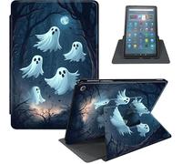 for Amazon Kindle Fire Max 11 Case (13th Generation, 2023 Release) 11", 360° Rotating PU Leather Stand Cover with Auto Sleep/Wake, Multi-Angle Viewing, Group of Ghosts