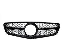 For AMG Style Grill Front Grille For Benz W204 For C-Class 2008-2014 C180 C200 C250 C300 C43 Black Upper Bumper Hood Mesh Grid Car Grill Front Grille