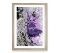 For an Angel in Abstract Framed Print | A2 Oak Framed Wall Art | Ready to Hang | Abstract Fantasy Picture | Living Room Bedroom Lounge Office