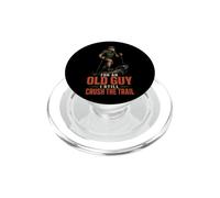 For An Old Guy I Still Crush The Trail Hiker Gift Vintage PopSockets PopGrip for MagSafe