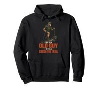 For An Old Guy I Still Crush The Trail Hiker Gift Vintage Pullover Hoodie