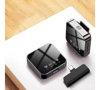 For Android-Specific Wireless Lapel Microphone with Type-C Cable for Consistent Audio Performance in For Outdoor Content Creation and Performances (1 towing 2)
