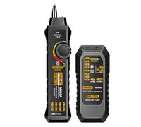 for ANENG M469A Multifunctional Cable Tester for Network, Telephone & Power Lines - RJ11/For RJ45 Continuity, Line Hunting, Short/Open Circuit, DC Voltage, Flashlight(Black)
