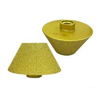 For Angle Grinder Diamond Drill Bits Designed for Creating Smooth Chamfers on Tile, Glass, Marble, and Stone Surfaces (35-75)
