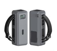 For anker 737 Powerbank Protective Silicone Protective Case - Non-Slip Case with Hand Strap, Shock-Absorbing Cover for Travel (Grey)