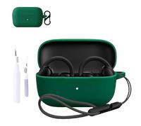 for Anker Soundcore C50i Case Cover,NOUKAJU Earphone Protective Cover(with Carabiner + Lanyard + Cleaning Pen) Drop-Proof,Scratch-Proof,Shock-Proof,Case for Soundcore C50i(Green)