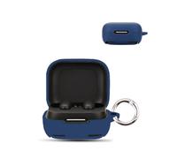 for Anker soundcore P30i Wireless Earbuds,daunke Soft Silicone Protective Cover,Skin Case with Carabiner,Full Protection,Blue