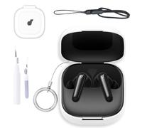 for Anker Soundcore P31i Case Cover,NOUKAJU Earphone Protective Cover(with Carabiner + Lanyard + Cleaning Pen) Drop-Proof,Shock-Proof,Case for Soundcore P31i(White)