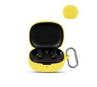 for Anker Soundcore R50i/P20i Wireless Earbuds,daunke Soft Silicone Protective Cover,Case with Carabiner,Full Protection,Yellow