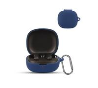 for Anker soundcore R50i / P20i Wireless Earbuds,daunke Soft Silicone Protective Cover,Skin Case with Carabiner,Full Protection,Blue