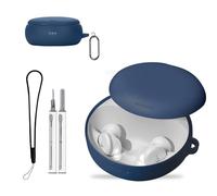 for Anker Soundcore Sleep A30 Case Cover, Protective Case with Cleaner Kit,KONXISA Soft Silicone Protective Cover,Lanyard and Keychain Accessories,Waterproof,Dustproof,Shockproof,Blue