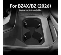 for anti-dust Car Coaster for Toyota for bz4x 2026 Center Console | Precise custom for mold, anti-slip texture, prevents spills, fits 2026 for bz4x, black silicone design