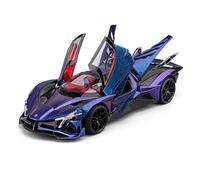 For Apollo EVO 1:18 Large Alloy Model Supercar Simulation Open Door Lighting Die-Cast(Purple)