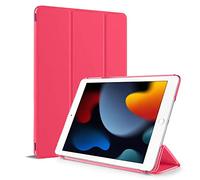 For Apple iPad 10.2 inch 9th/ 8th/ 7th Generation, Smart Magnetic Stand Case, Leather Cover with Magnetic Closure, Anti-Scratch and Lightweight Case (2021/2020/2019) (Pink)