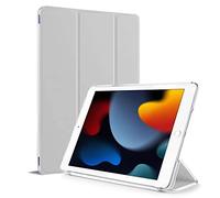 For Apple iPad 10.2 inch 9th/ 8th/ 7th Generation, Smart Magnetic Stand Case, Leather Cover with Magnetic Closure, Anti-Scratch and Lightweight Case (2021/2020/2019) (White)