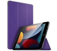For Apple iPad 10.2 inch 9th/ 8th/ 7th Generation, Smart Magnetic Stand Case, Leather Cover with Magnetic Closure, Anti-Scratch and Lightweight Case (2021/2020/2019) (Purple)