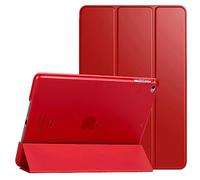 For Apple iPad 9.7 2018 6 Gen A1954 A1893 Smart Magnetic Stand Case with Automatic Wake/Sleep (Red)