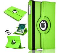 For Apple iPad Air 2/2nd Generation 2014 A1566 A1567 360 Degree Swivel Stand Smart Protective Cover(Green)