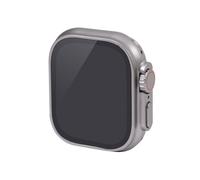For Apple Watch Ultra 49mm Black Screen Non-Working Fake Dummy Display Model, For Photographing Watch-strap, No Watchband (Silver)