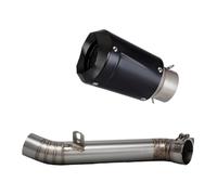 For Apr&ilia RSV4 RS V4 20092014 Motorcycle Exhaust Slip On Line Middle Link Adapter Pipe Connect Muffler Exhausts pipes