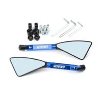 For Aprilia DORSODURO 1200 DORSODURO1200 2011-2015 Motorcycle CNC Aluminum 8mm 10mm Rearview Side Mirror(Blue)