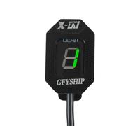 For Aprilia Dorsoduro 1200 Shiver 750 ABS ALL YEARS/For Aprilia Pegaso 650 2005-2010 / ALL With Digital Trip ODO ALL YEARS Motorcycle Gear Indicator Touch Control Gear Meter (Green with bracket)