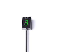 For Aprilia Dorsoduro 1200 Shiver 750 ABS ALL YEARS/For Aprilia Pegaso 650 2005-2010 / ALL With Digital Trip ODO ALL YEARS Motorcycle Gear Indicator Touch Control Gear Meter (Green)