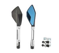 For Aprilia For Tuono For Mana For Dorsoduro For Shiver 8mm 10mm Cnc Aluminum Motorcycle Rearview Side Mirrors Motorcycle Rearview Mirror(SILVER)
