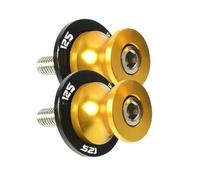 For Aprilia RS125 For RS 125 2006-2010 2007 2008 2009 Motorcycle Stand Screws Swingarm Spools Slider Stand Screws 8MM POMPOMPUR(Gold)
