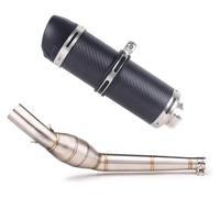 For APRILIA RS4125 2012-2017 Motorcycle Exhaust Mid Pipe Link Middle Muffler Slip On Silencer Motorcycle Exhaust Muffler System(11)