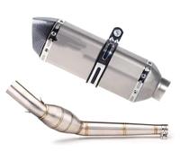 For APRILIA RS4125 2012-2017 Motorcycle Exhaust Mid Pipe Link Middle Muffler Slip On Silencer Motorcycle Exhaust Muffler System(7)