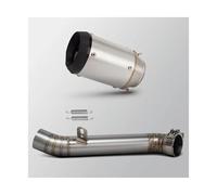 For Aprilia RSV4 2009 2010 2011 2012 2013 2014 Motorcycle Exhaust Slip On Line Middle Link Adapter Pipe Connect Carbon Muffler(Style B)